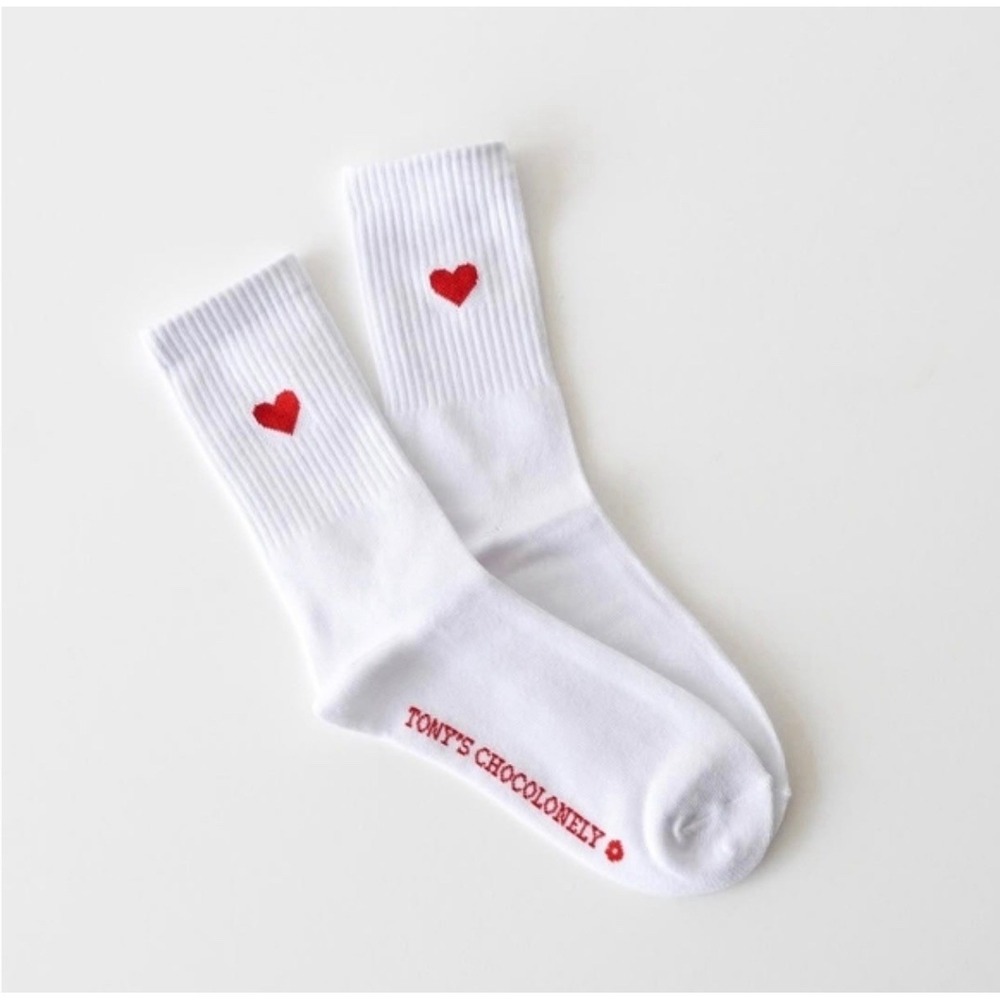 2 Pairs CJ Hendry Tony's Chocolonely Valentony Valentines Heart Socks Limited - Picture 5 of 5